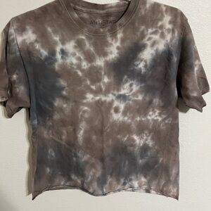 Antistar Tie-Dye Cropped Shirt
